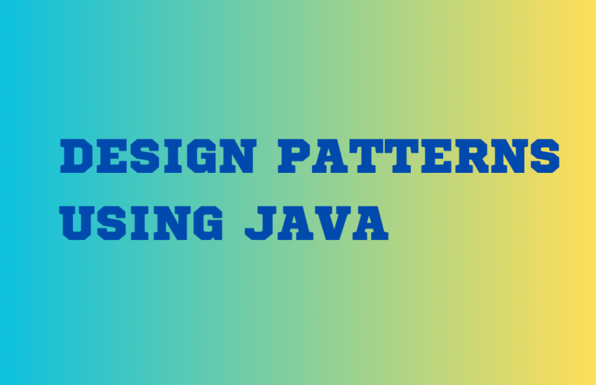 design patterns using java